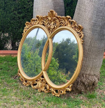 Винтажное двойное зеркало