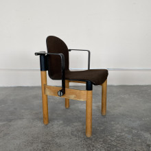Thonet Flex Chair 2000 коричневый c подлокотниками
