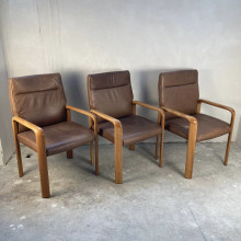 Кожаные  стулья Wilkhahn