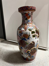 Старинная китайская фарфоровая с ручной росписью