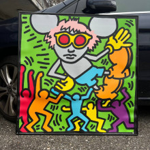 Принт Keith Haring "Andy Mouse 2"