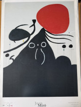 Художественный плакат Joan Miro