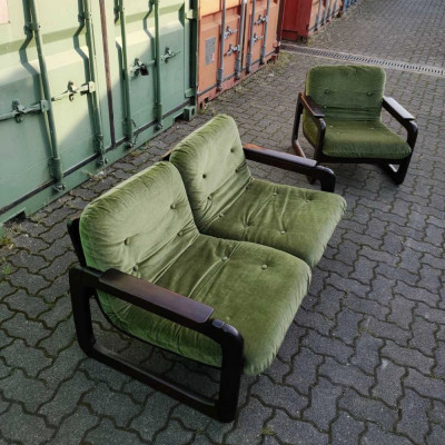 Сет подвійного дивана з кріслом