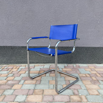 Консольний стілець синій