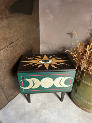 Тумба в стиле Memphis Group