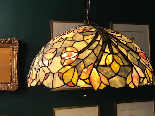 антикварные лампы Tiffany